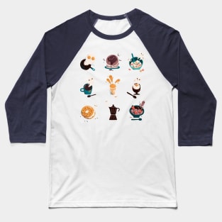 Spooky Breakfast Baseball T-Shirt